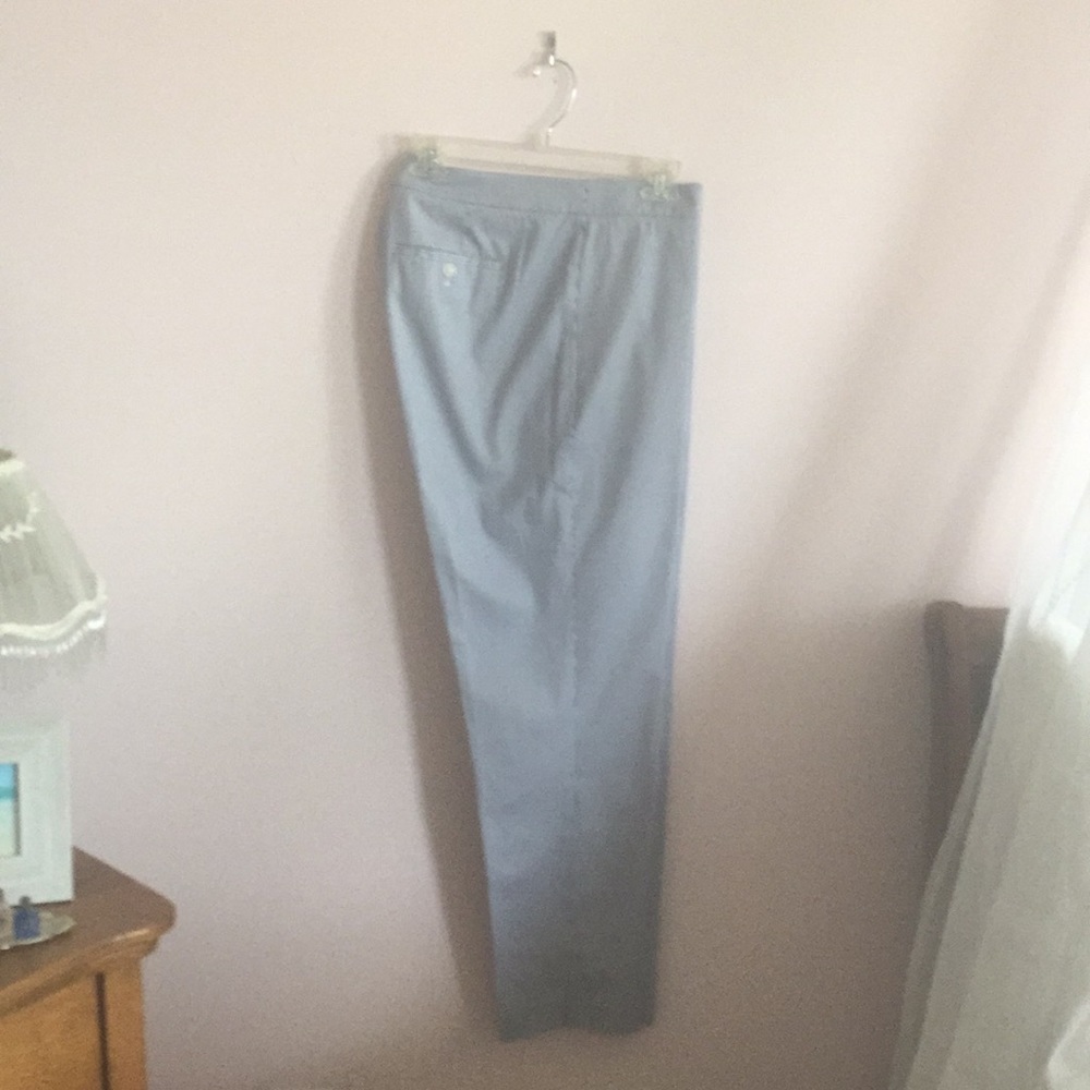 Talbots blue and white striped pants-great quality